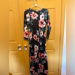 Women's XL floral Maxi dress